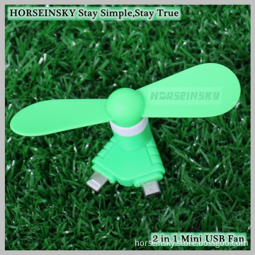 Factory Price Mobile Phone USB Fan for IOS and Android Micro USB Fan for Cellphone